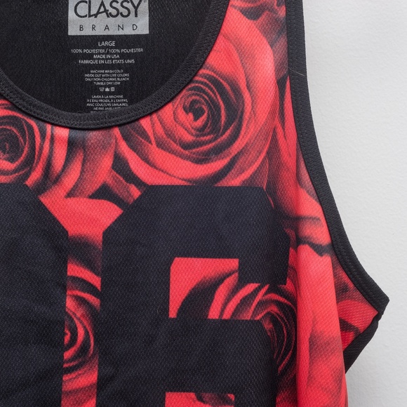 Mesh Rose Tank Top, Urban Outfitters Men's - Picture 3 of 8